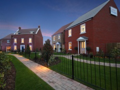 The new Taylor Wimpey development at Kingsmere